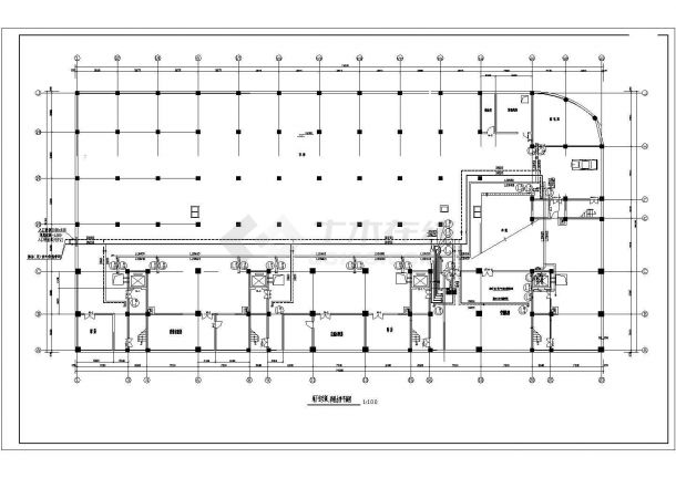 空调设计_某2万平米地上十六层商住楼空调采暖CAD图-图二