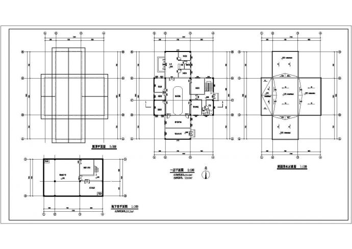 医院设计_单层含地下室三甲医院高压氧仓初步设计CAD图纸_图1