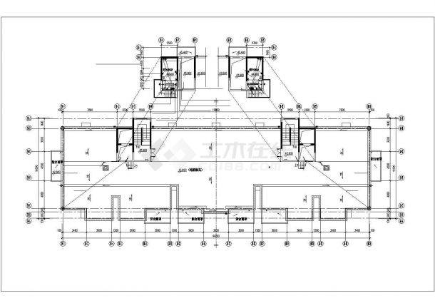 高层住宅电气设计CAD施工图-图一