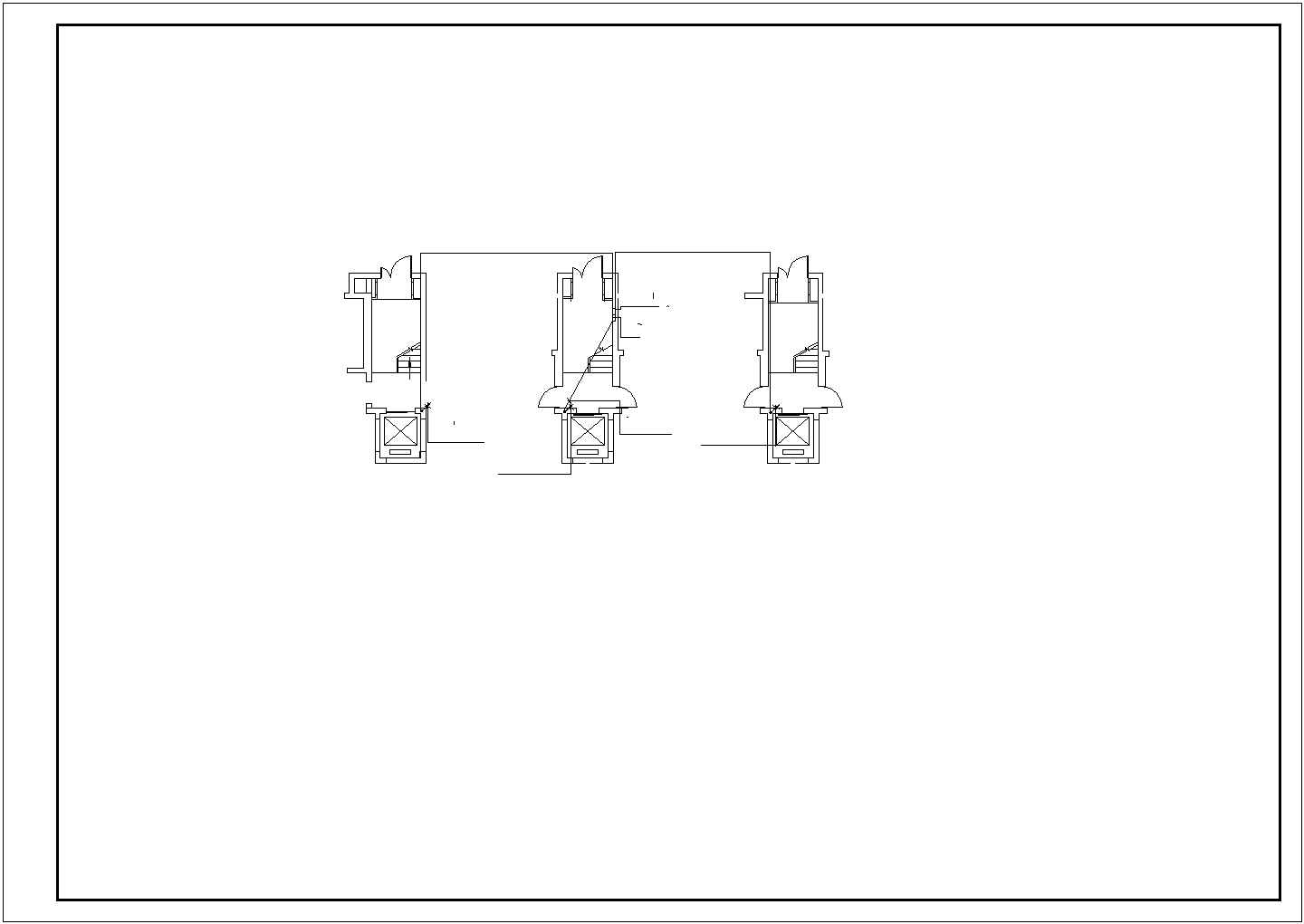 淮北市某小区7层住宅楼全套平面电气设计CAD图纸