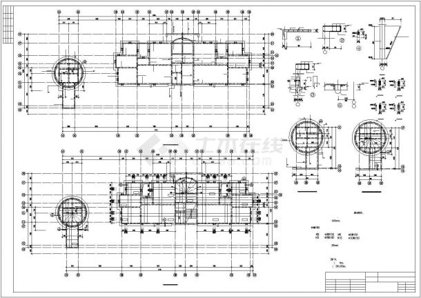 某多层框支剪力墙结构住宅楼cad施工设计图纸（甲级院设计，19张图）-图一