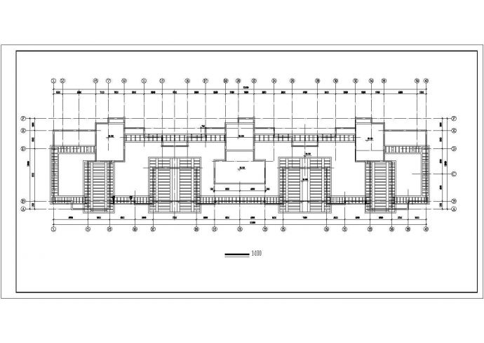 十一层剪力墙结构小区住宅大楼全套建筑施工cad图，共十二张_图1