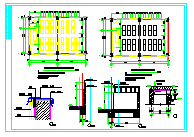 某中学综合实验楼建筑设计CAD全套施工图-图二