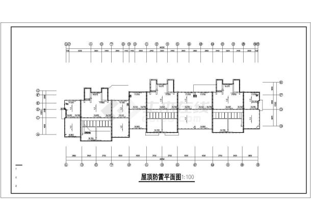 某多层住宅电气CAD全套完整设计图-图一