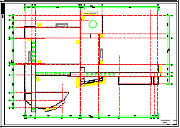 某中学综合教学楼建施设计CAD图纸-图二