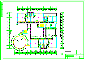 两层8班幼儿园建筑cad施工图_图1