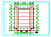 32个班中学教学楼cad方案设计图_图1