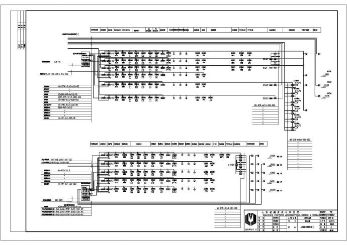 某明珠商务港弱电CAD设计系统图及设计说明_图1