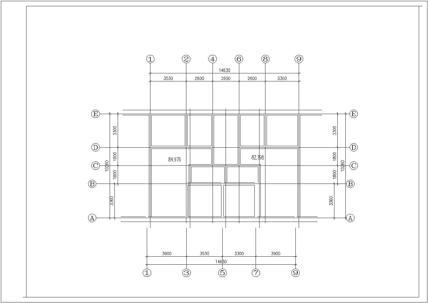 淮安市某新建小区90-120平米的平面户型设计CAD图纸（共16张）
