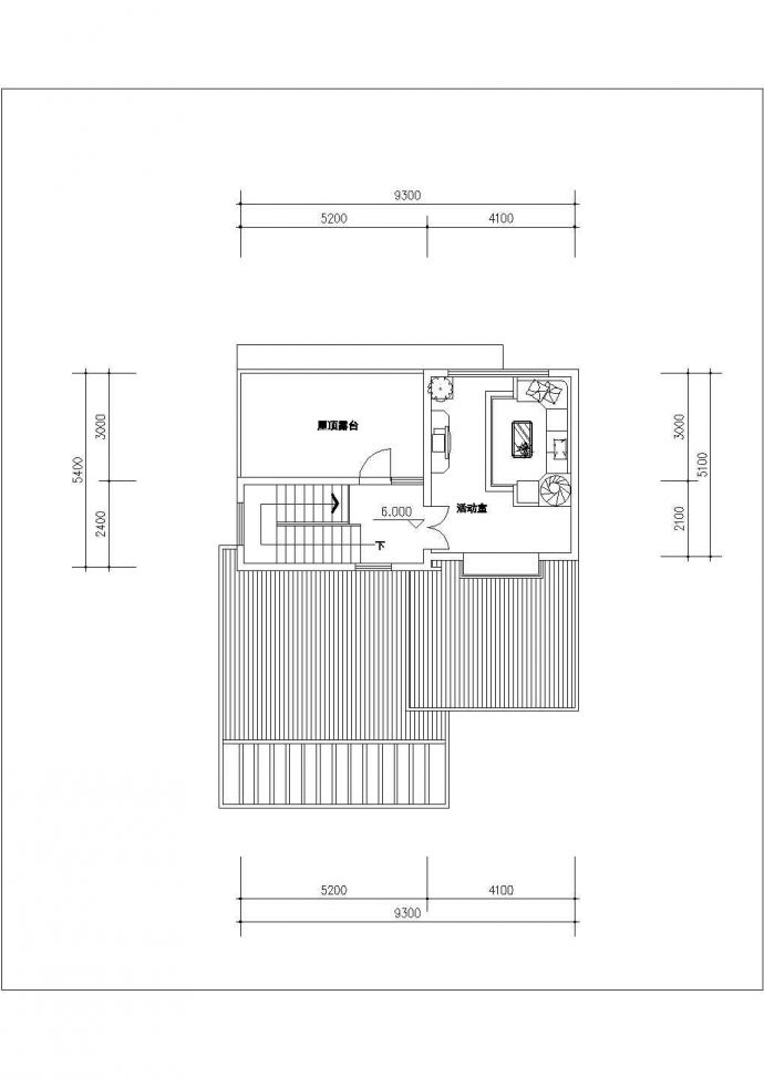 240平米左右3层砖混结构单体别墅 平立剖面设计CAD图纸（3套方案）_图1