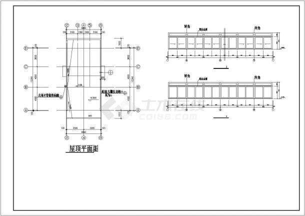 【杭州】某精品花园小区多层住宅楼全套建筑施工设计cad图纸-图二