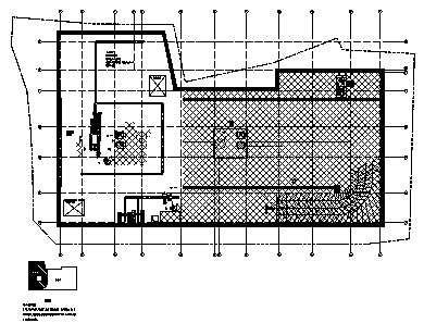 地下室人防通风设计_某市负三层地下室人防通风设计cad图纸_图1