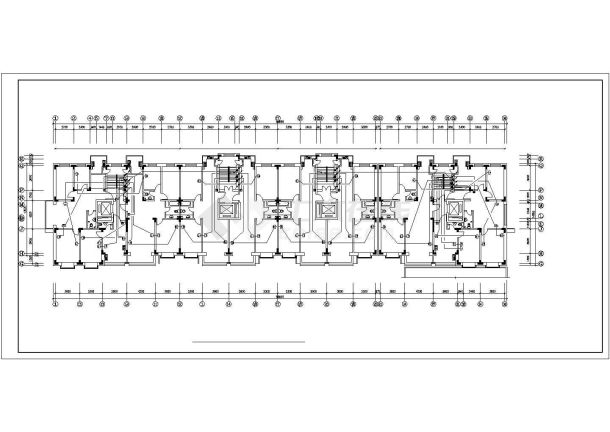 12层住宅电气设计cad施工图施工图-图一