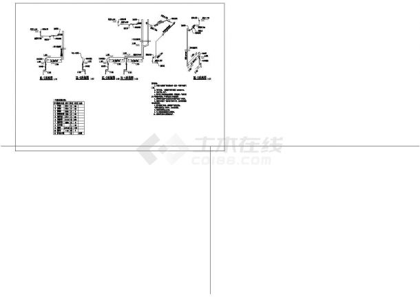 某天然气小区庭院建筑总平面设计施工方案CAD图纸-图二