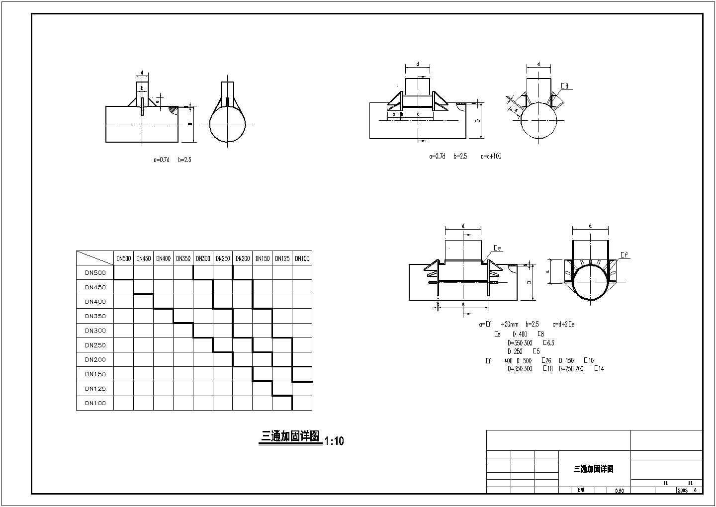 某热力管网平断面设计施工方案CAD图纸