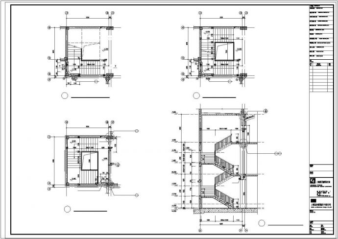 上海2层高档会所建筑设计CAD设计图（含地下室设计）_图1