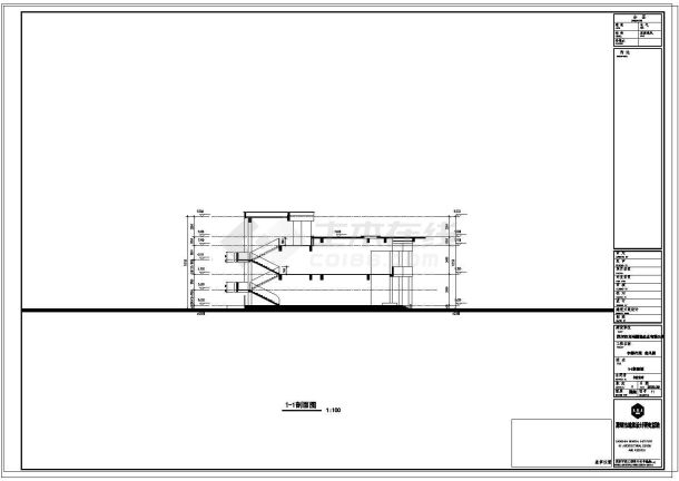 某地三层幼儿园建筑全套设计施工方案CAD图纸-图二