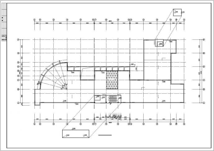 某三层门诊楼建筑全套设计施工方案CAD图纸_图1