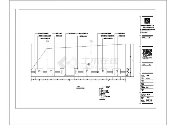 某商务型酒店全套设计施工方案CAD图纸-图二