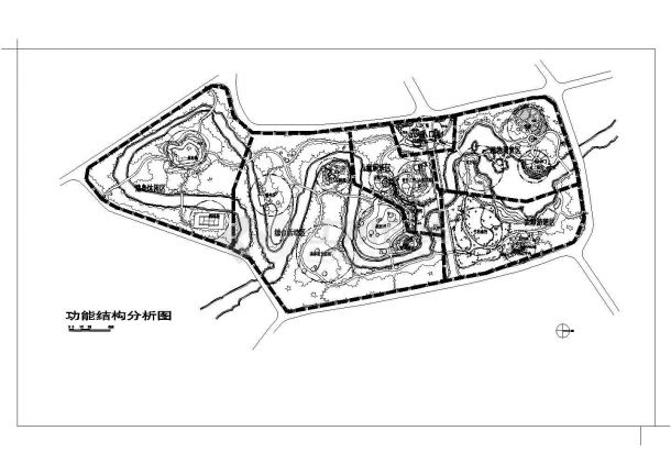 永嘉县鹅脯公园详细规划设计cad图纸 （含总平面图）-图二