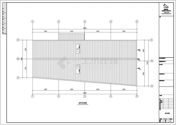 某公司车间钢结构厂房工程设计CAD图-图二