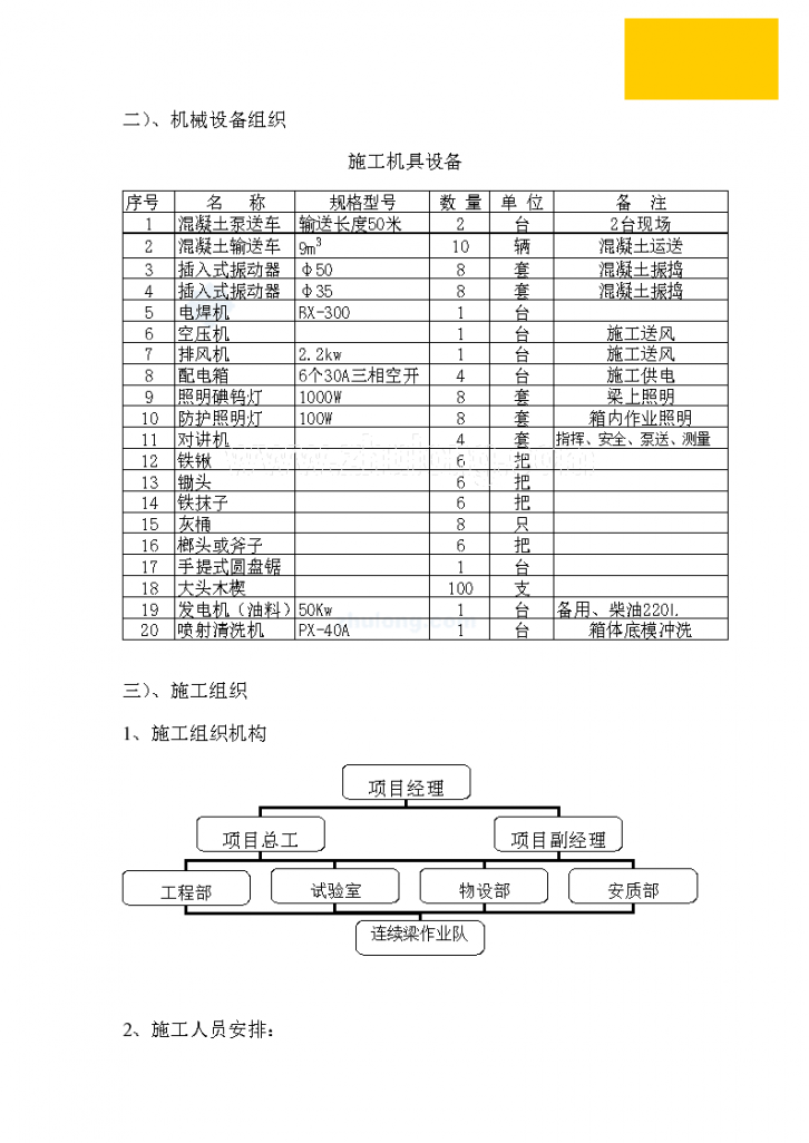 客运专线支架现浇连续梁混凝土浇筑施工方案-图二