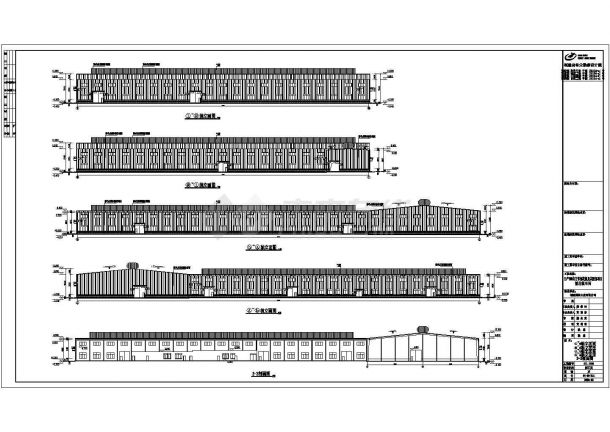 某工厂刨花板车间建筑设计CAD图-图二