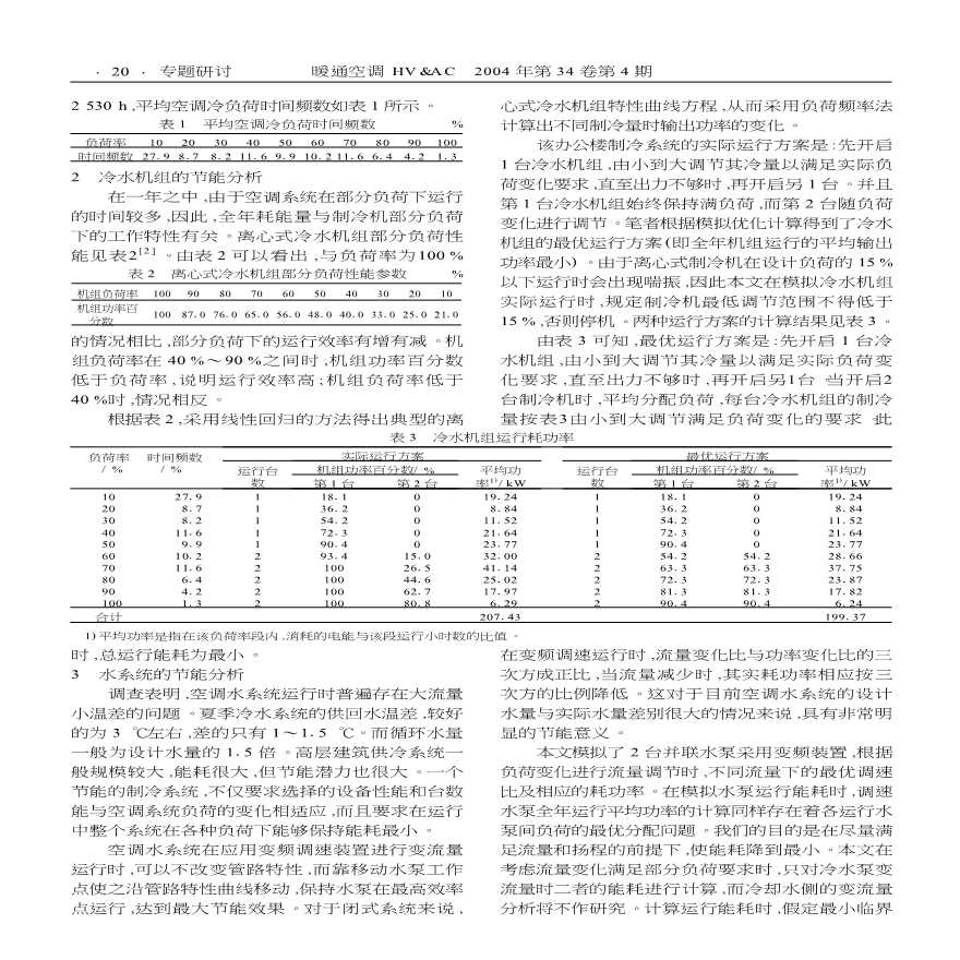 深圳市某办公楼空调系统节能潜力详细分析-图二