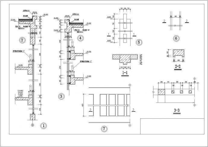 框架办公楼工程建筑设计CAD图_图1