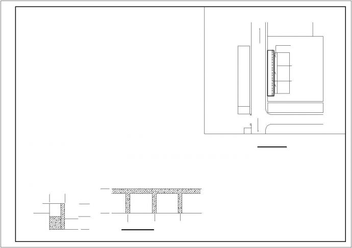 1450平米2层框架结构商业综合门面房建筑设计CAD图纸_图1