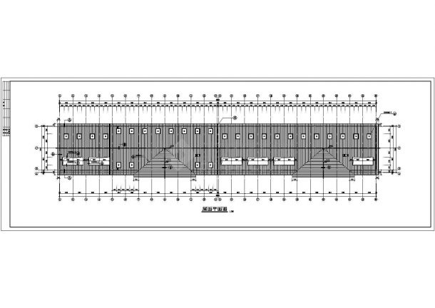 2200平米2层框架结构商业综合楼建筑设计CAD图纸（含夹层）-图一