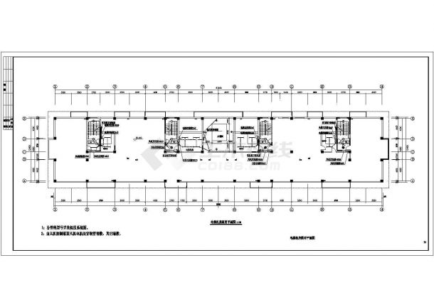 某高层住宅照明CAD设计详细完整施工图-图一