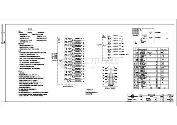 某带车库住宅楼电气CAD详细设计方案-图二