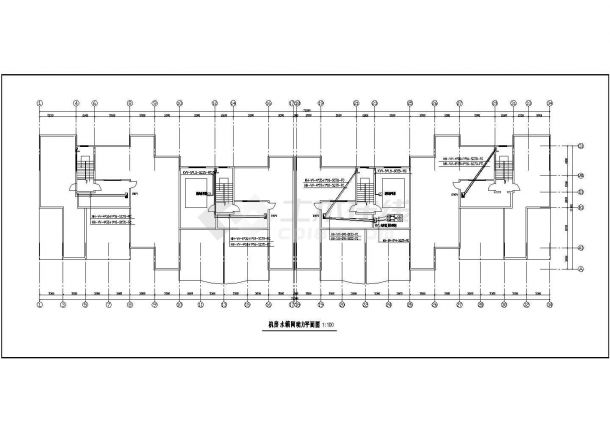 某十二层商住楼强电CAD全套设计-图二