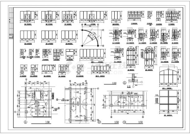 地下1地上11层银行办公楼建筑设计方案CAD图纸（长82.1米 宽39米 ）-图一