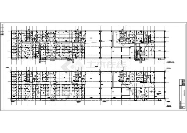 某高层住宅楼CAD电气设计施工图纸-图二