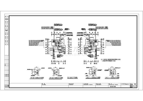 某十二层住宅电气CAD大样详细节点图纸全套-图二