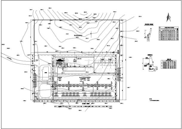某220kV变电站总体CAD设计平面布置图-图一