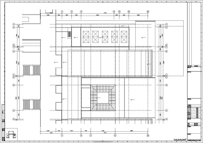 【最新】某9层现代风格办公楼建筑设计CAD图纸_图1