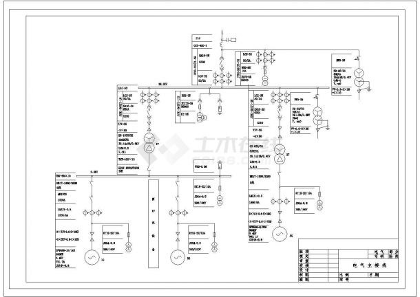 某小电站电力CAD大样初设图-图一