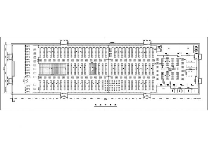 某大型超市规划设计cad平面施工图_图1