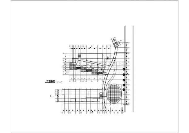 某地社区三层幼儿园建筑设计方案图（共5张）-图二