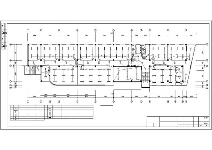 某五层办公楼全套强弱电气设计CAD施工图纸_图1