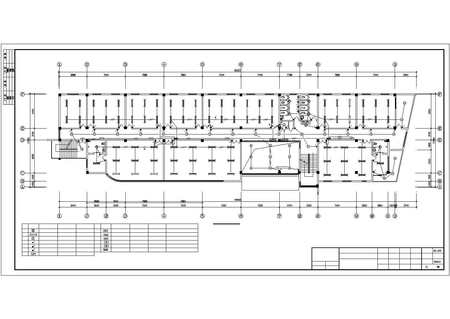某五层办公楼全套强弱电气设计CAD施工图纸