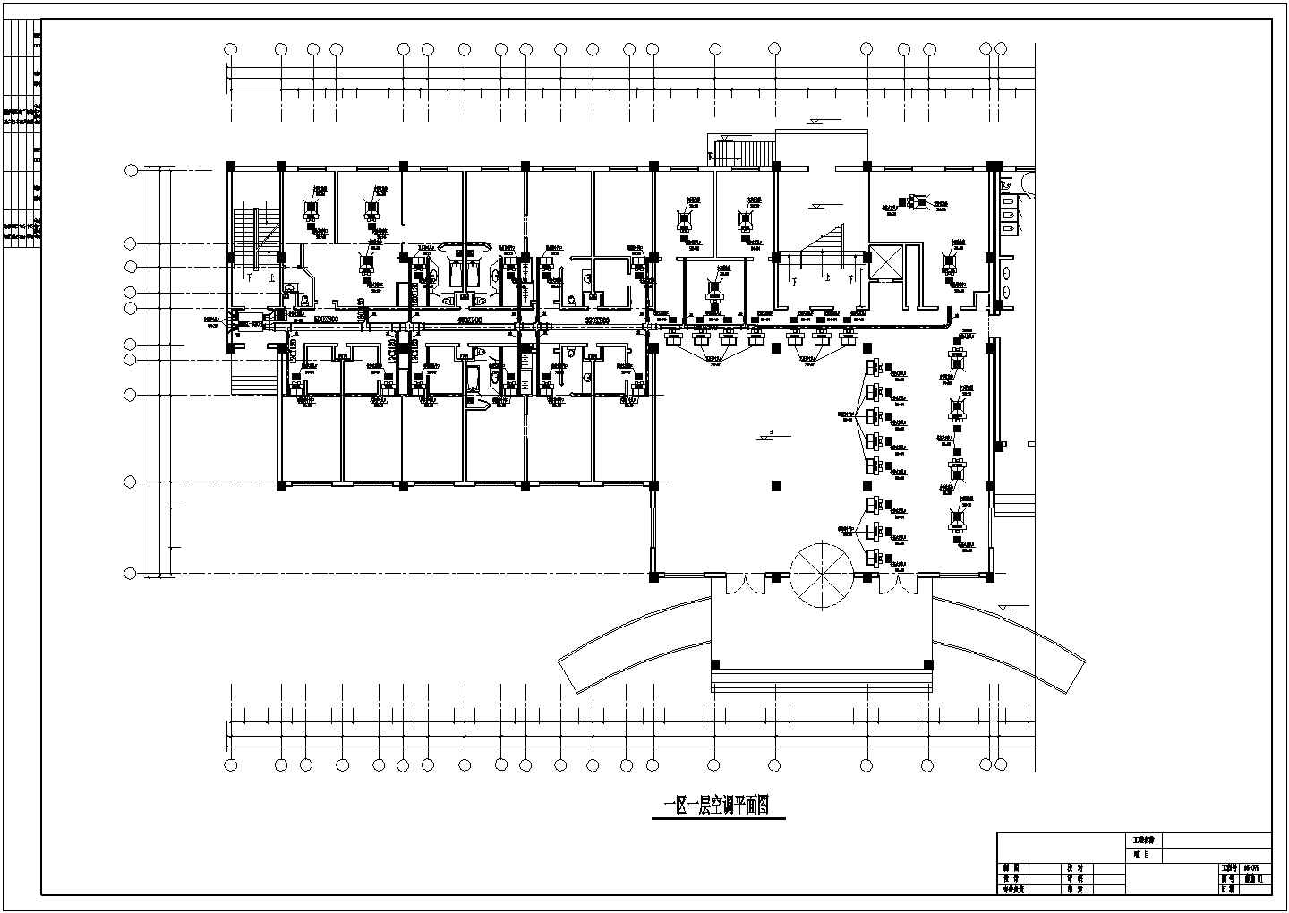 新疆某宾馆空调设计CAD图_宾馆空调设计
