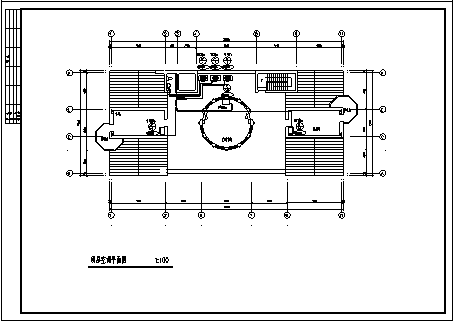住宅空调系统设计_某四层带地下一层住宅多联中央空调系统设计cad图纸-图一