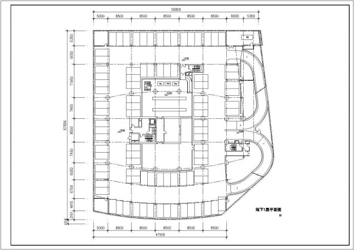 2.4万平米29层框剪结构商业办公楼全套建筑设计CAD图纸（含地下2层）_图1