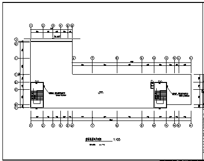 某市六层建政中学教学楼通风施工cad图_教学楼通风施工-图一