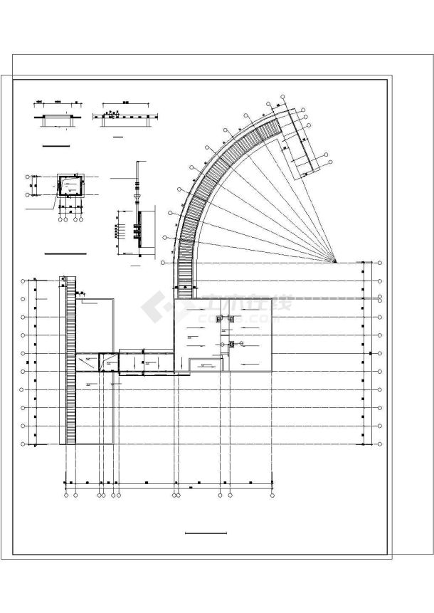 【苏州】某精品新型酒店建筑全套施工设计cad图-图一