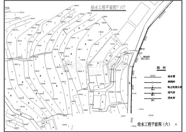 [四川]某社区新村建设给排水工程CAD详细施工图设计-图二